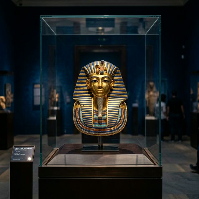 Tutankhamun golden mask